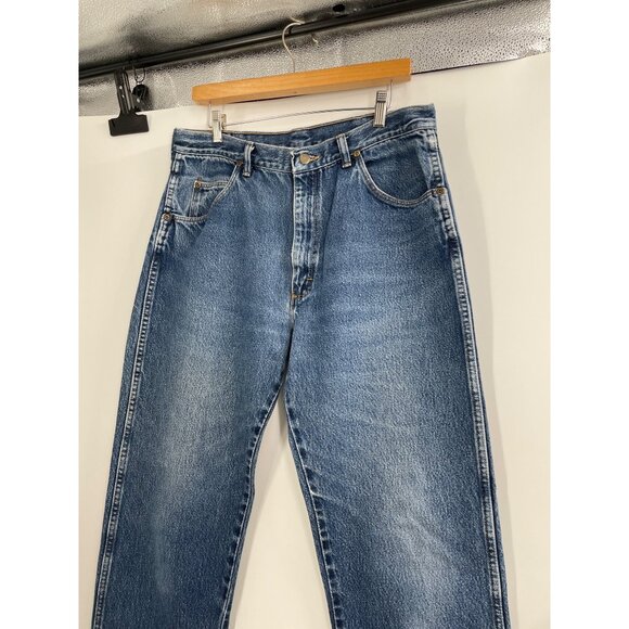 Wrangler Authentics Jeans Mens Size 36x32 Blue Denim Straight Leg Casual Durable - Picture 7 of 7